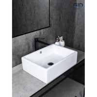 Раковина Gid Geometrico N9129 51125, 51 см, фаянс, белая