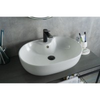 Раковина Gid Lago N9163 51127, 59 см, фаянс, белая