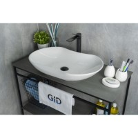Раковина Gid Lago N9175 51128, 66 см, фаянс, белая