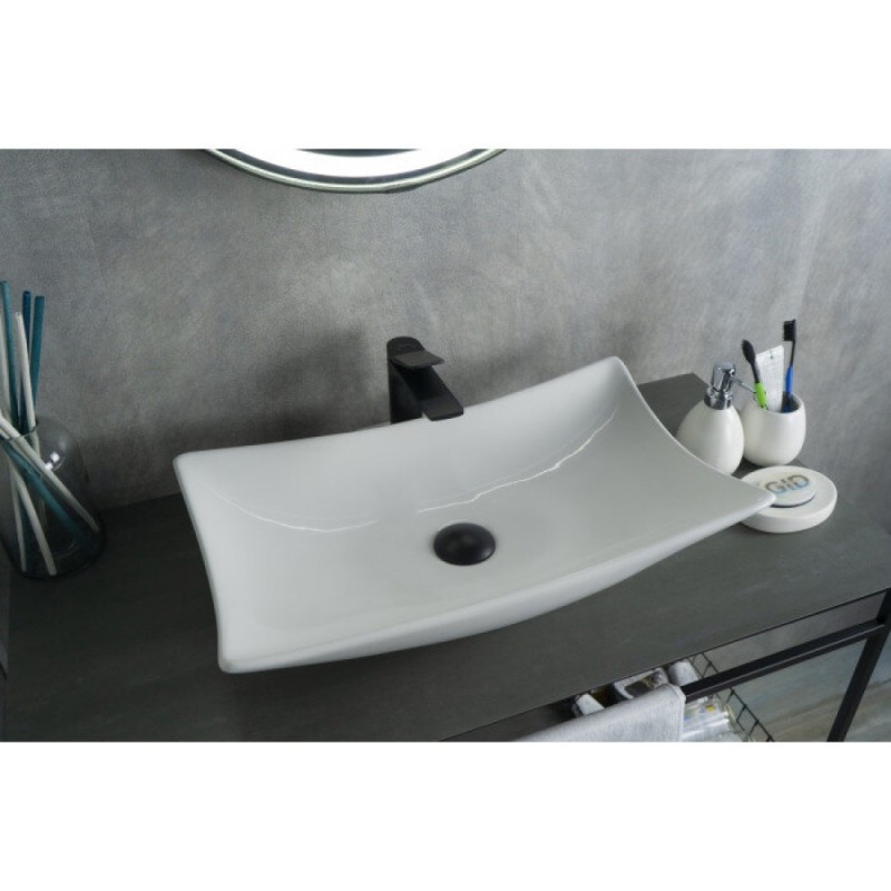 Раковина Gid Creativo N9176 51129, 56 см, фаянс, белая