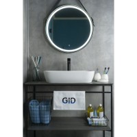 Раковина Gid Geometrico N9217 51132, 61см, фаянс, белая