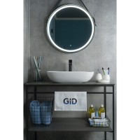 Раковина Gid Lago N9234 51133, 56 см, фаянс, белая