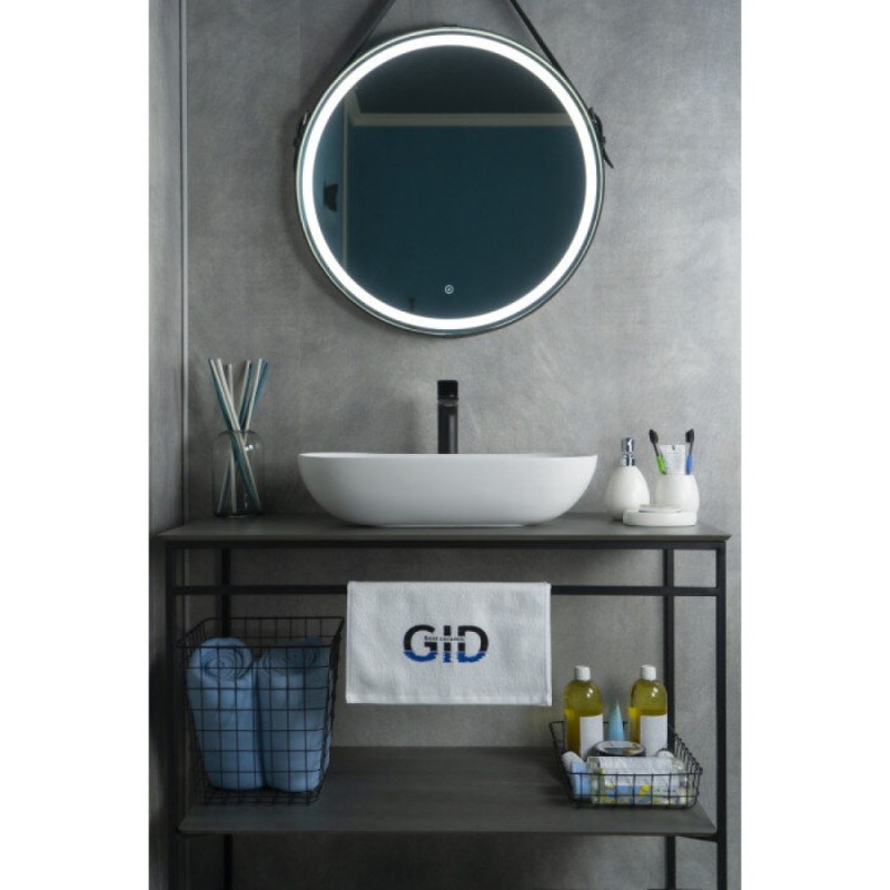Раковина Gid Lago N9234 51133, 56 см, фаянс, белая