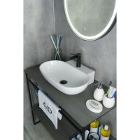 Раковина Gid Lago N9234 51133, 56 см, фаянс, белая