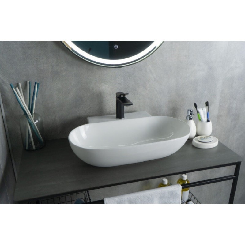 Раковина Gid Lago N9234 51133, 56 см, фаянс, белая