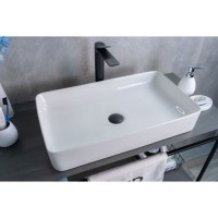 Раковина Gid Geometrico N9396 51140, 60 см, фаянс, белая