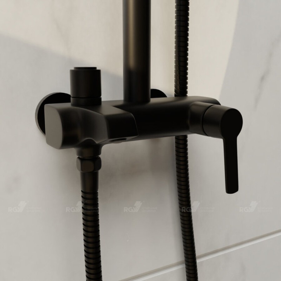 Душевая система RGW Shower Panels 51140131-04 SP-31B, черный матовый