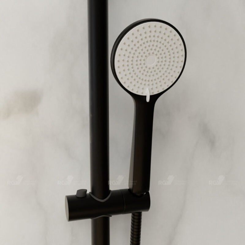 Душевая система RGW Shower Panels 51140131-04 SP-31B, черный матовый