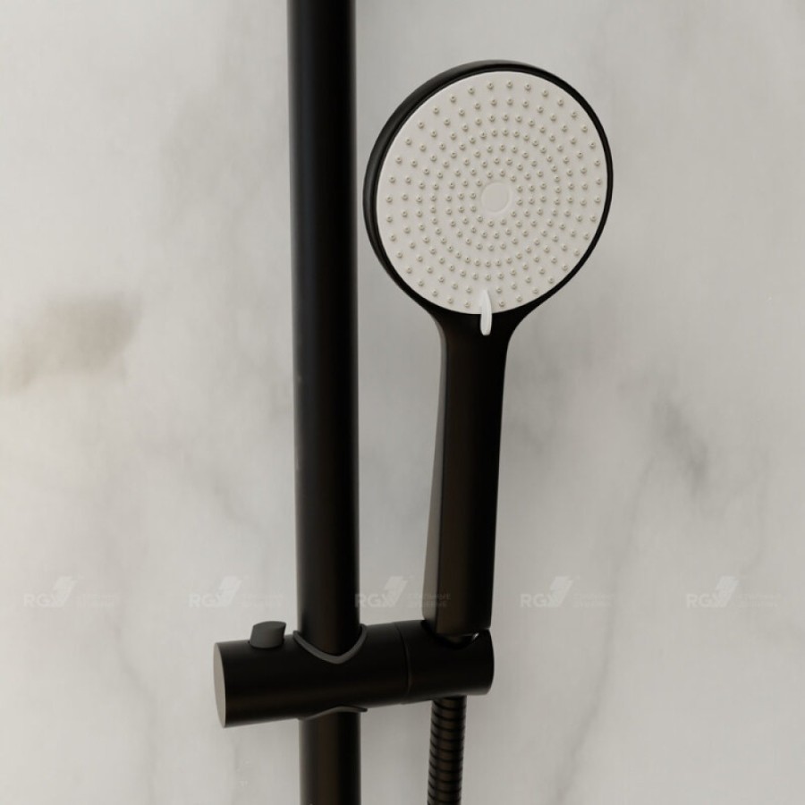 Душевая система RGW Shower Panels 51140131-04 SP-31B, черный матовый
