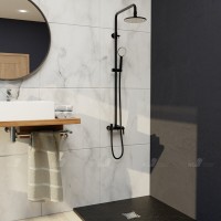 Душевая система RGW Shower Panels 51140131-04 SP-31B, черный матовый