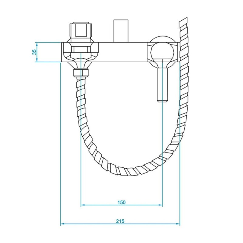 Душевая система RGW Shower Panels 51140131-06 SP-31G, золото