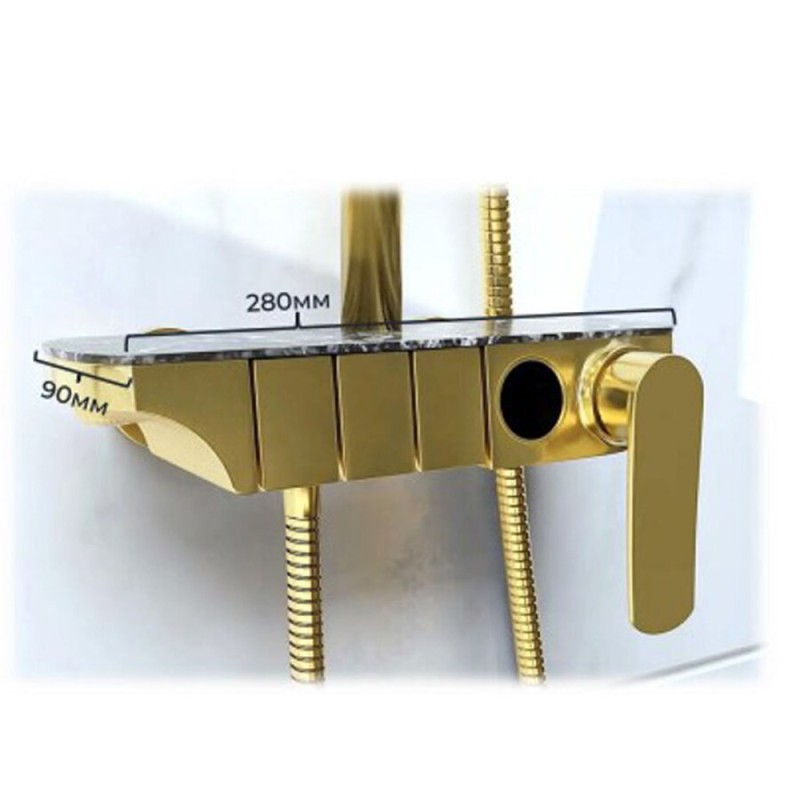 Душевая система RGW Shower Panels 51140133-01 SP-33, хром