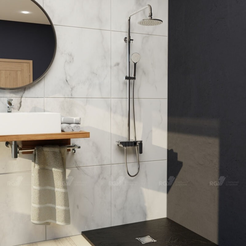 Душевая система RGW Shower Panels 51140133-01 SP-33, хром