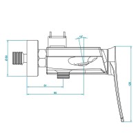 Душевая система RGW Shower Panels 51140133-01 SP-33, хром
