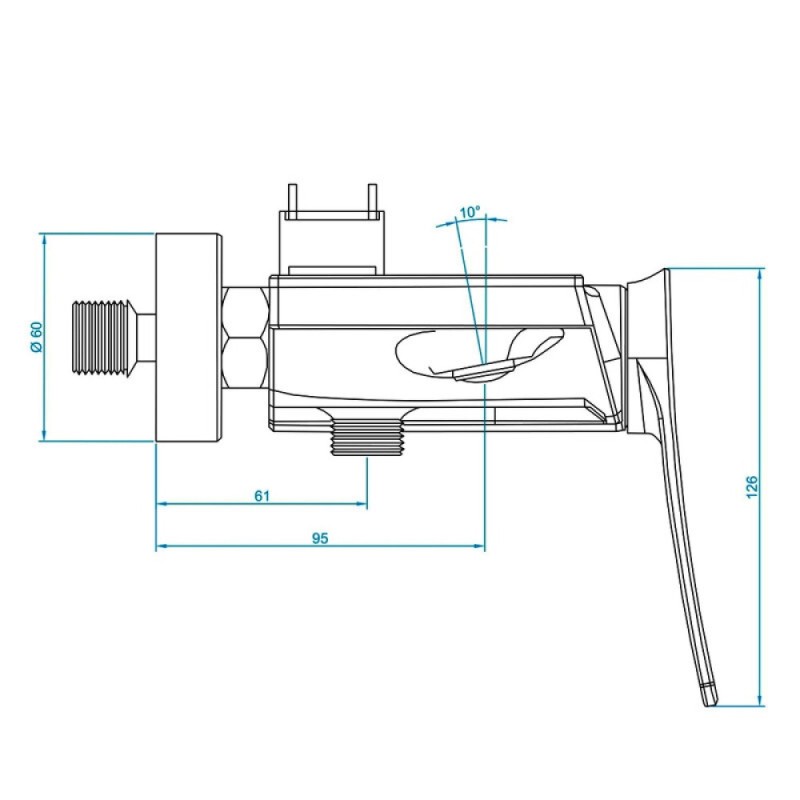 Душевая система RGW Shower Panels 51140133-01 SP-33, хром