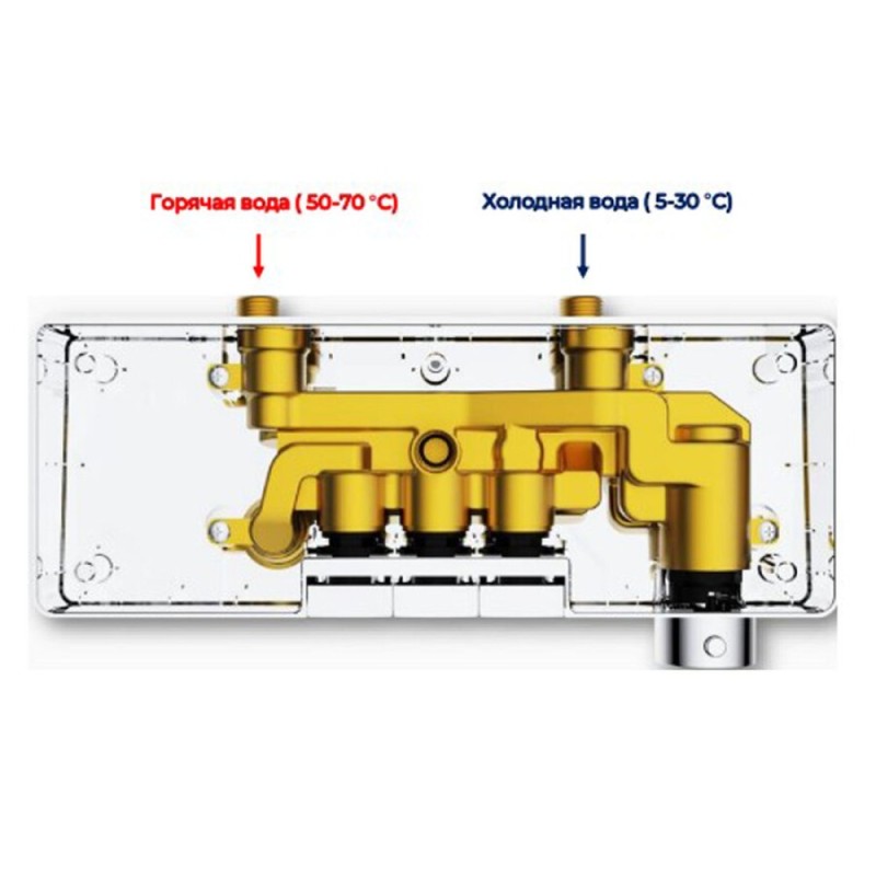 Душевая система RGW Shower Panels 51140133-01 SP-33, хром