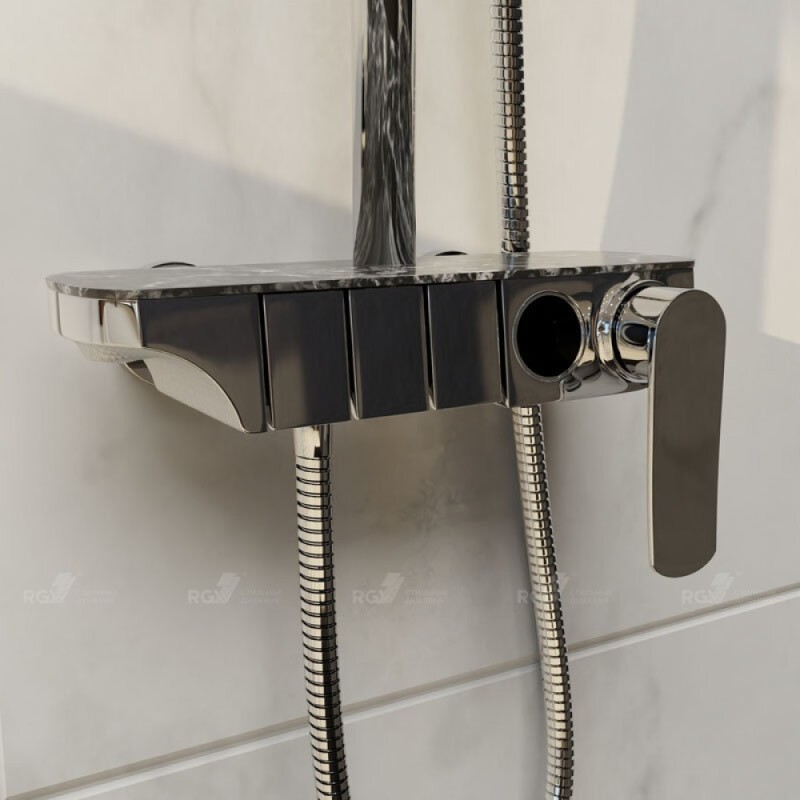 Душевая система RGW Shower Panels 51140133-01 SP-33, хром