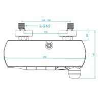 Душевая система RGW Shower Panels 51140133-03 SP-33W, белая
