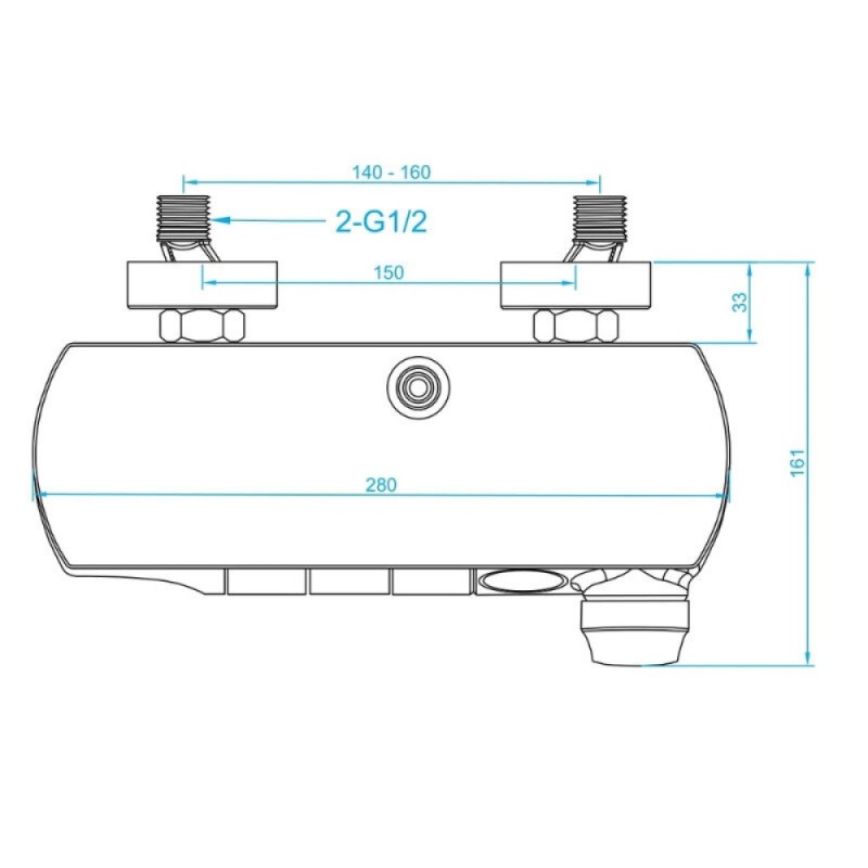 Душевая система RGW Shower Panels 51140133-03 SP-33W, белая