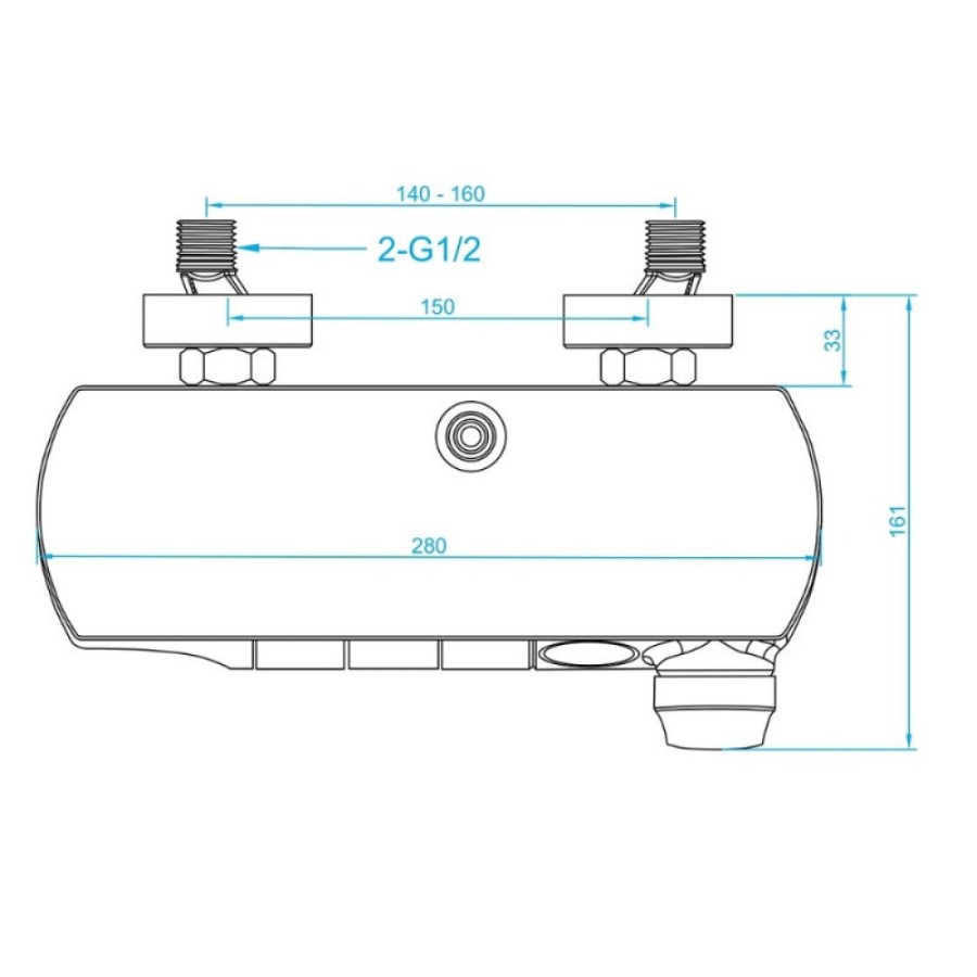 Душевая система RGW Shower Panels 51140133-03 SP-33W, белая