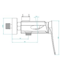 Душевая система RGW Shower Panels 51140133-03 SP-33W, белая