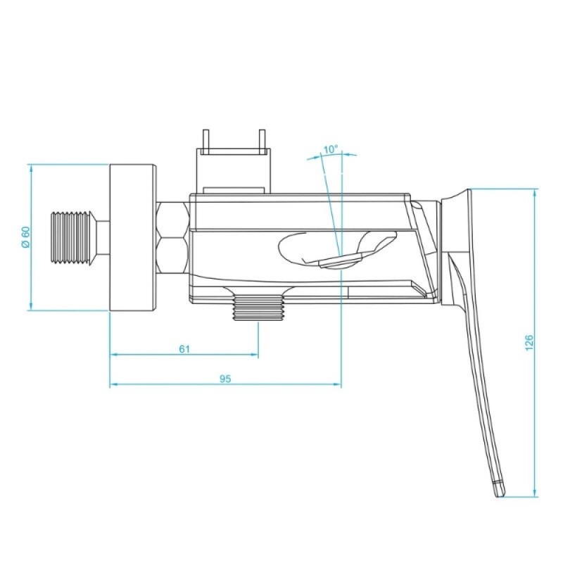 Душевая система RGW Shower Panels 51140133-03 SP-33W, белая