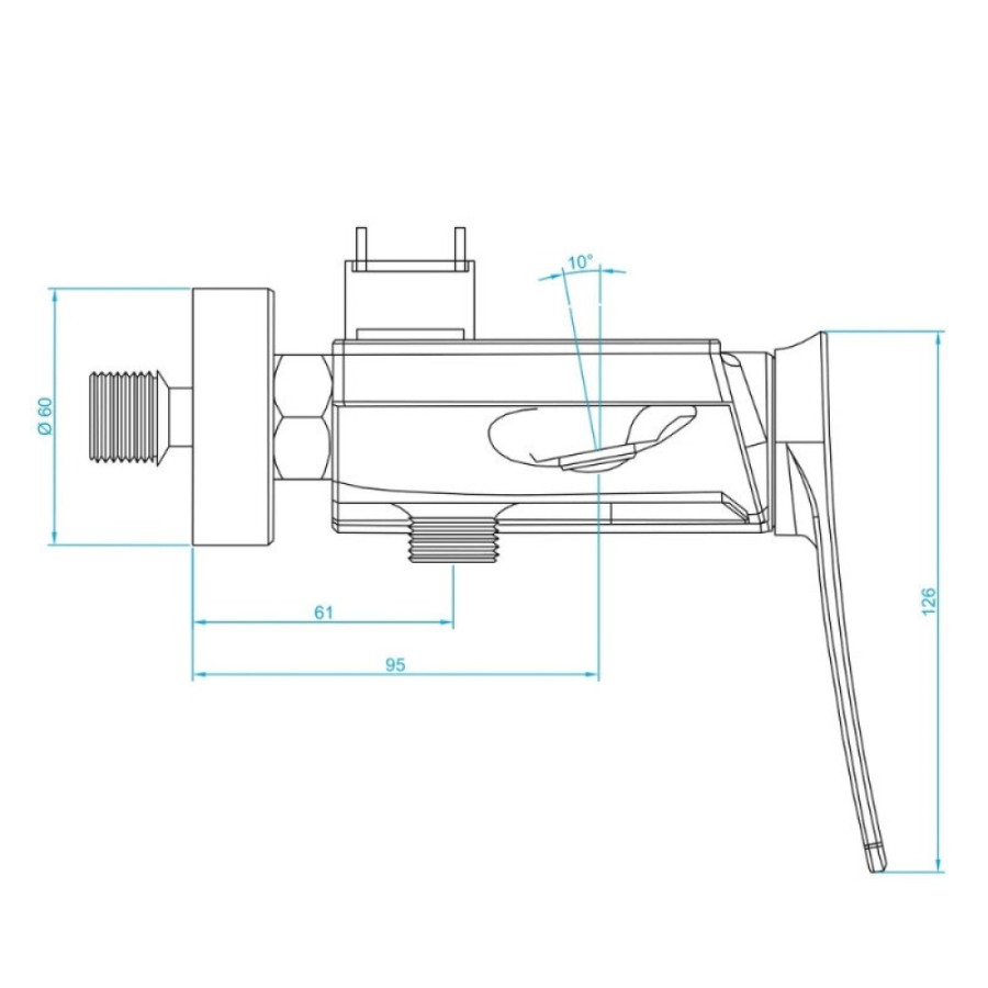 Душевая система RGW Shower Panels 51140133-03 SP-33W, белая