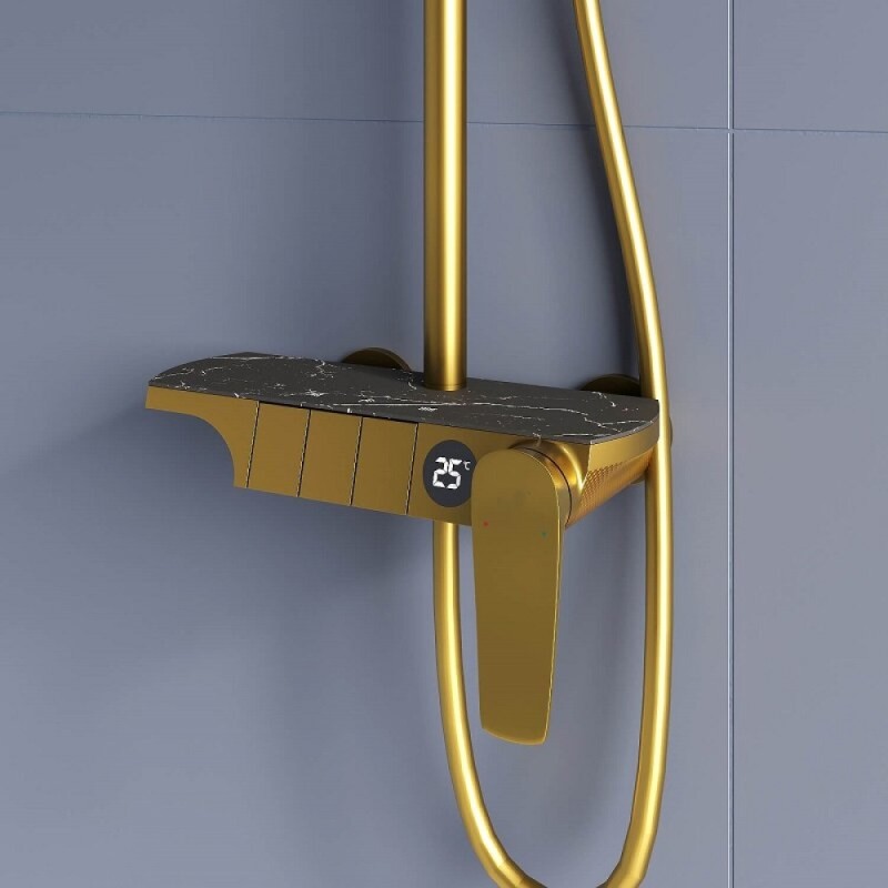 Душевая система RGW Shower Panels 51140133-06 SP-33G, золото