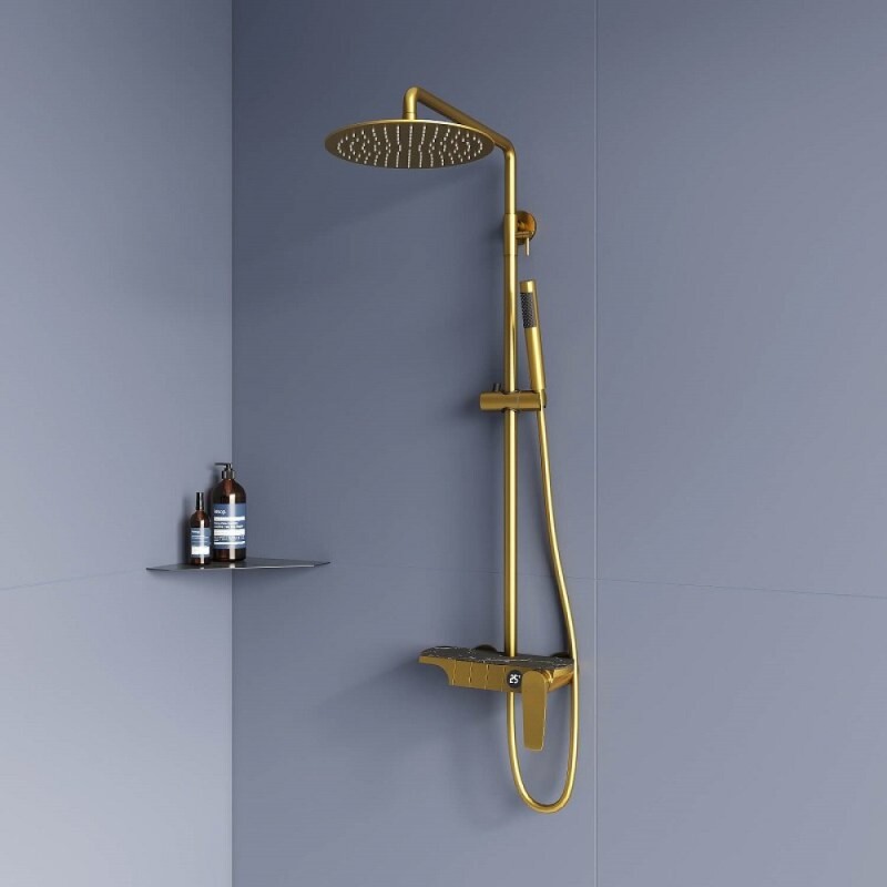 Душевая система RGW Shower Panels 51140133-06 SP-33G, золото