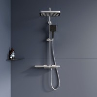 Душевая система RGW Shower Panels 51140134-01 SP-34, термостатическая, цвет хром