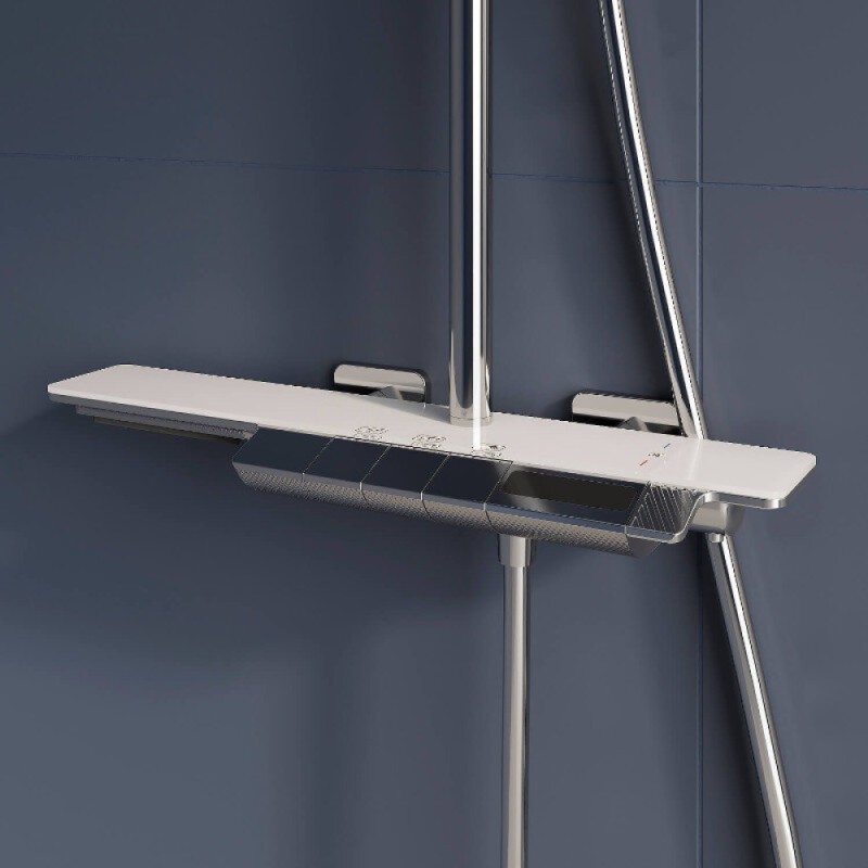 Душевая система RGW Shower Panels 51140134-01 SP-34, термостатическая, цвет хром