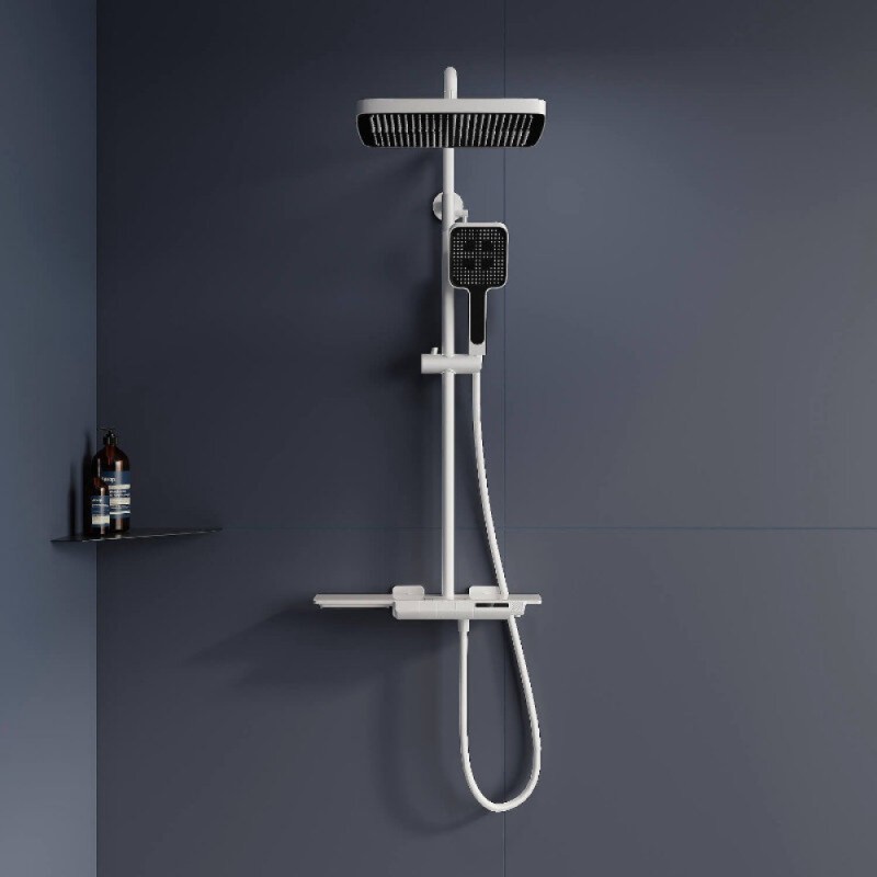 Душевая система RGW Shower Panels 51140134-03 SP-34W, термостатическая, цвет белый