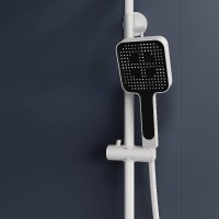 Душевая система RGW Shower Panels 51140134-03 SP-34W, термостатическая, цвет белый