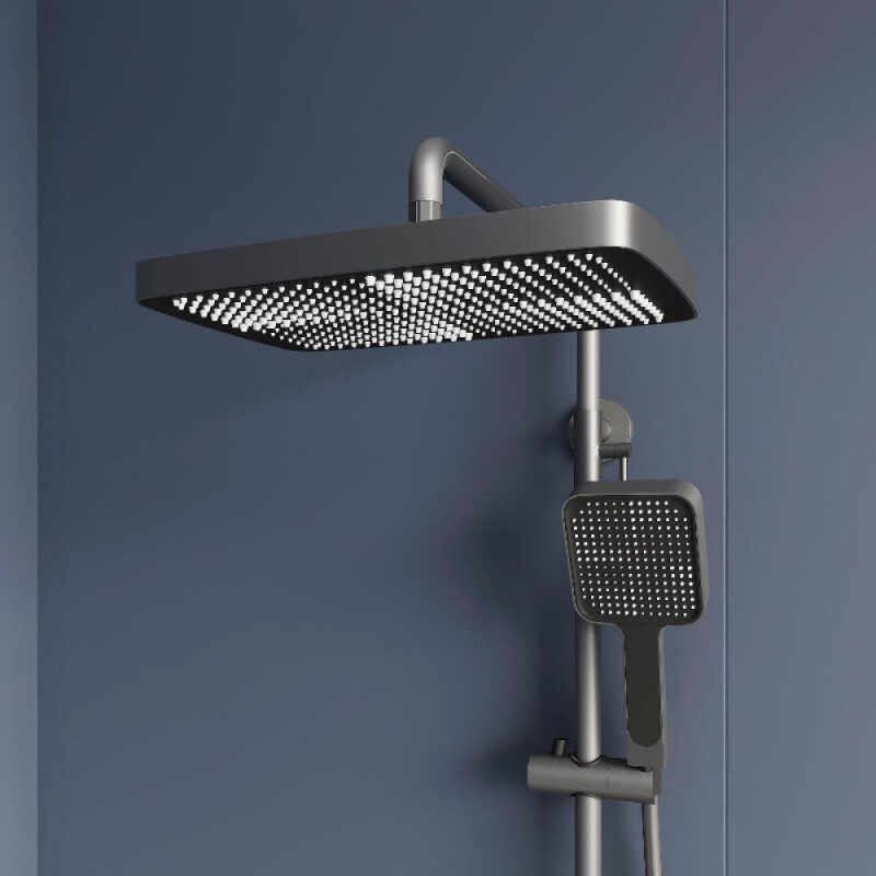 Душевая система RGW Shower Panels 51140134-11 SP-34Gr, термостатическая, цвет серый