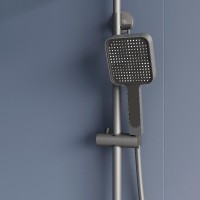 Душевая система RGW Shower Panels 51140134-11 SP-34Gr, термостатическая, цвет серый