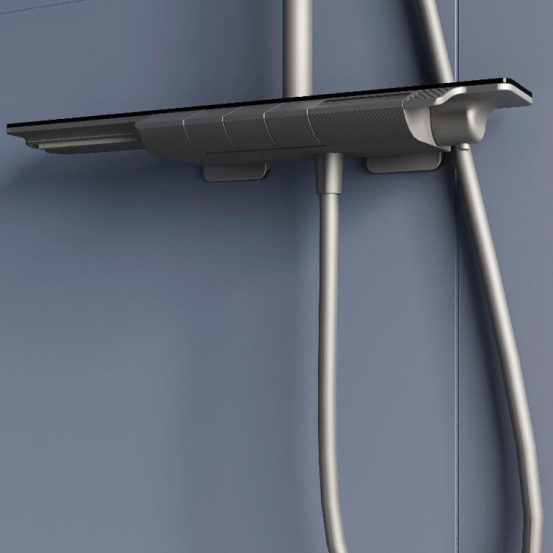 Душевая система RGW Shower Panels 51140134-11 SP-34Gr, термостатическая, цвет серый