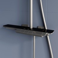 Душевая система RGW Shower Panels 51140134-11 SP-34Gr, термостатическая, цвет серый