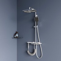 Душевая система RGW Shower Panels 51140135-01 SP-35, термостатическая, цвет хром