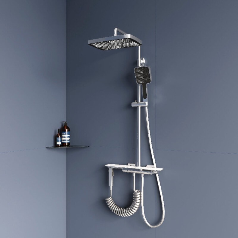 Душевая система RGW Shower Panels 51140135-01 SP-35, термостатическая, цвет хром