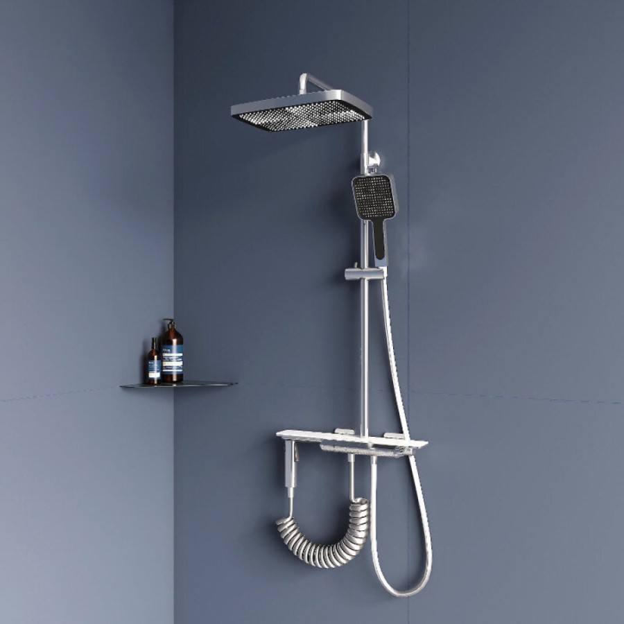 Душевая система RGW Shower Panels 51140135-01 SP-35, термостатическая, цвет хром