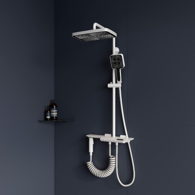 Душевая система RGW Shower Panels 51140135-03 SP-35W, термостатическая, цвет белый