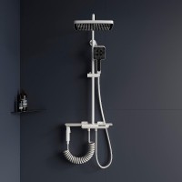 Душевая система RGW Shower Panels 51140135-03 SP-35W, термостатическая, цвет белый