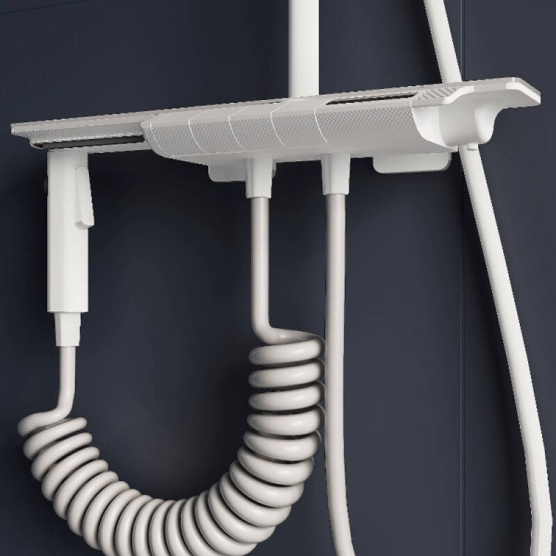 Душевая система RGW Shower Panels 51140135-03 SP-35W, термостатическая, цвет белый