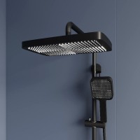 Душевая система RGW Shower Panels 51140135-04 SP-35B, термостатическая, цвет черный