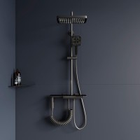 Душевая система RGW Shower Panels 51140135-11 SP-35Gr, термостатическая, цвет серый