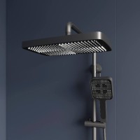 Душевая система RGW Shower Panels 51140135-11 SP-35Gr, термостатическая, цвет серый