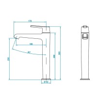 Смеситель для раковины RGW Shower Panels 511405311-06 SP-311G, золото