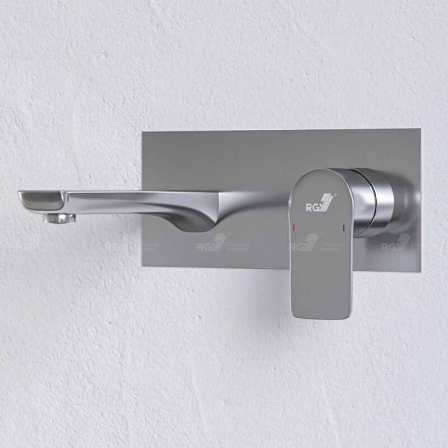 Смеситель для раковины RGW Shower Panels 51140546-01 SP-46, скрытый монтаж, хром