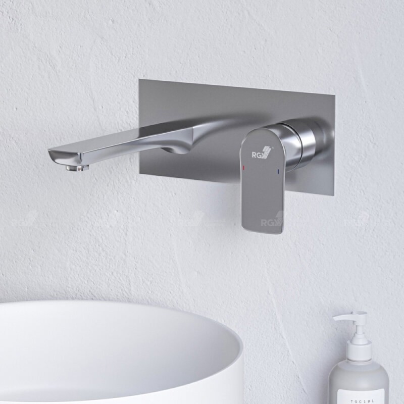 Смеситель для раковины RGW Shower Panels 51140546-01 SP-46, скрытый монтаж, хром