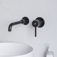 Смеситель для раковины RGW Shower Panels 51140547-04 SP-47B, скрытый монтаж, черный